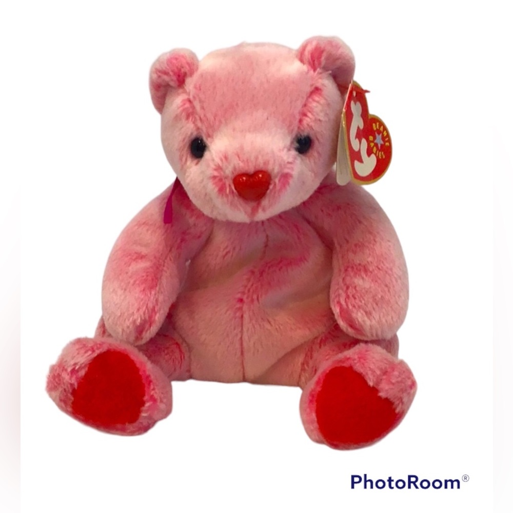💚 FREE with any purchase ⭐️ TY “Romance” Beanie Baby Bear